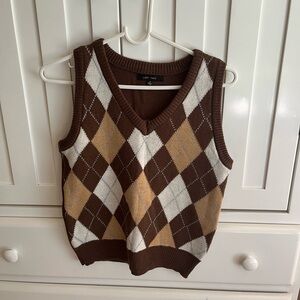 Tillys Brown Sweater Vest